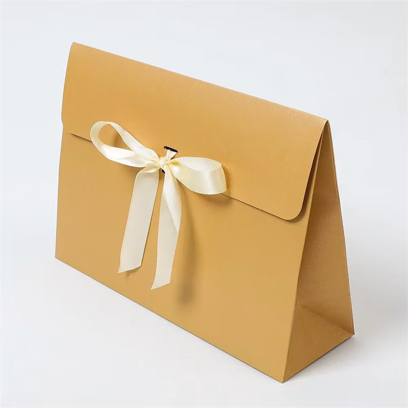 Envelope Gift Box Folding Silk Scarf Gift Box Cashmere Shawl Scarf Packaging Storage Bag
