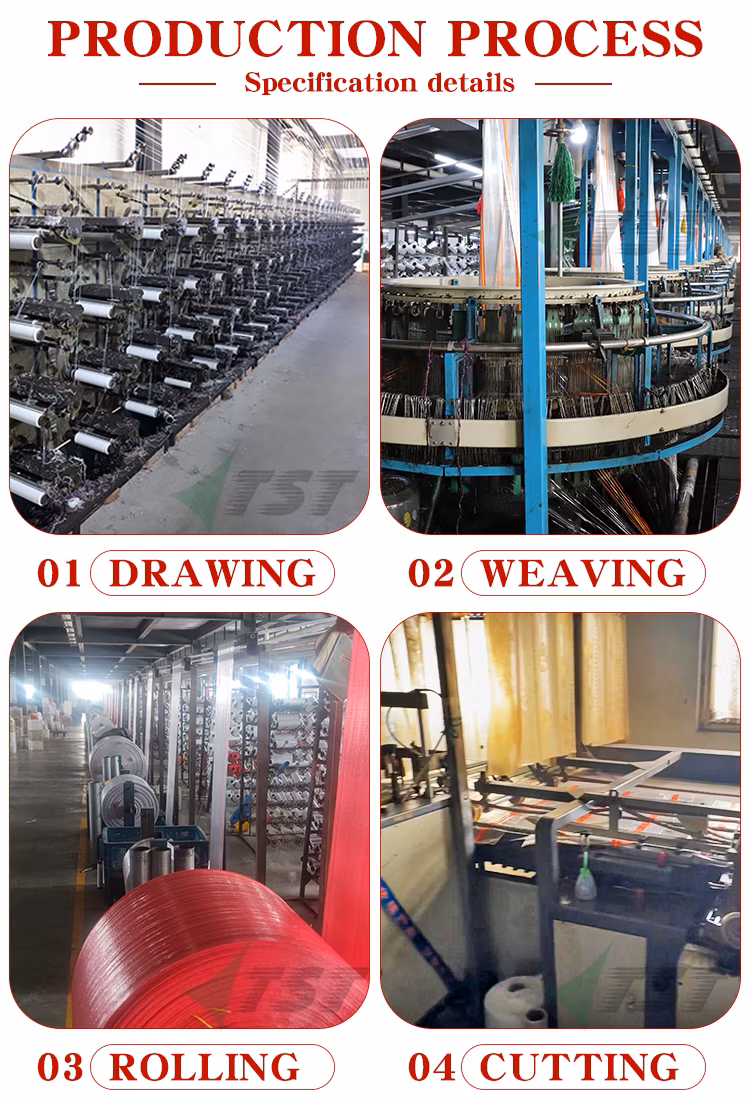 PP Woven Transparent Bags Sacks for Potatoes Rice Flour Seed Chemicals Fertilizer Packaging 10kg 25kg 50kg PP High Quality Bag