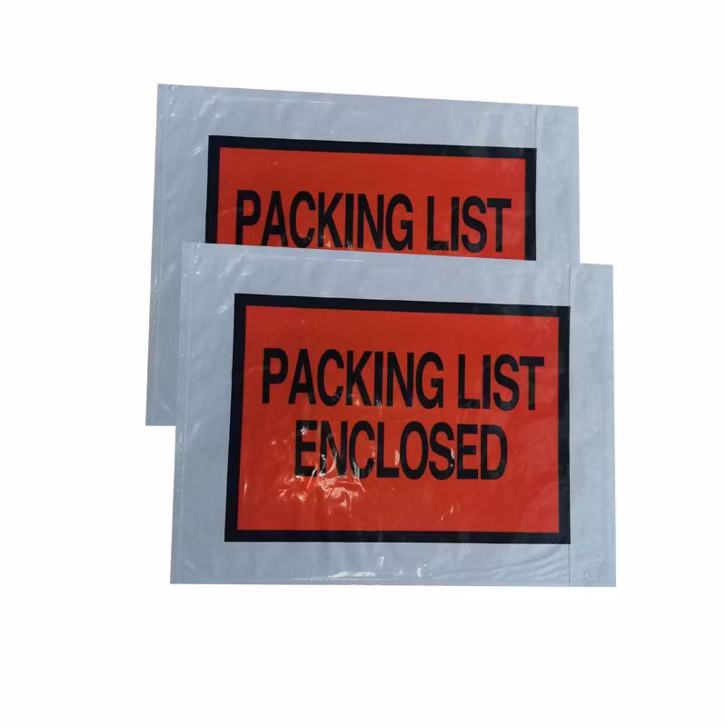 Factory Supply! ! ! 4 1/2&quot; X 6&prime;&prime; Red Packing List /or Invoice Enclosed&quot; Envelope