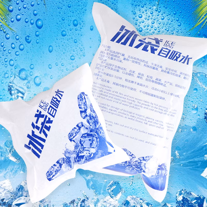180 Ml Wholesale Reusable Ice Packs Custom Design Self-Priming Water Food Dry Ice Gel Pack