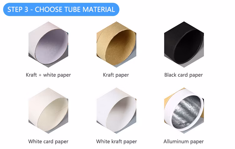 Eco-Friendly Paper Biodegradable Sustainable Kraft Paper Round Paper Tube Packaging for Coffee Food Oatmeal Candle Soap Cosmetic Packaging