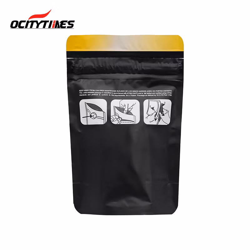 Wholesale OEM Vape Pen Zipper Plastic Customized Color &amp; Style Sealed Packaging Bag