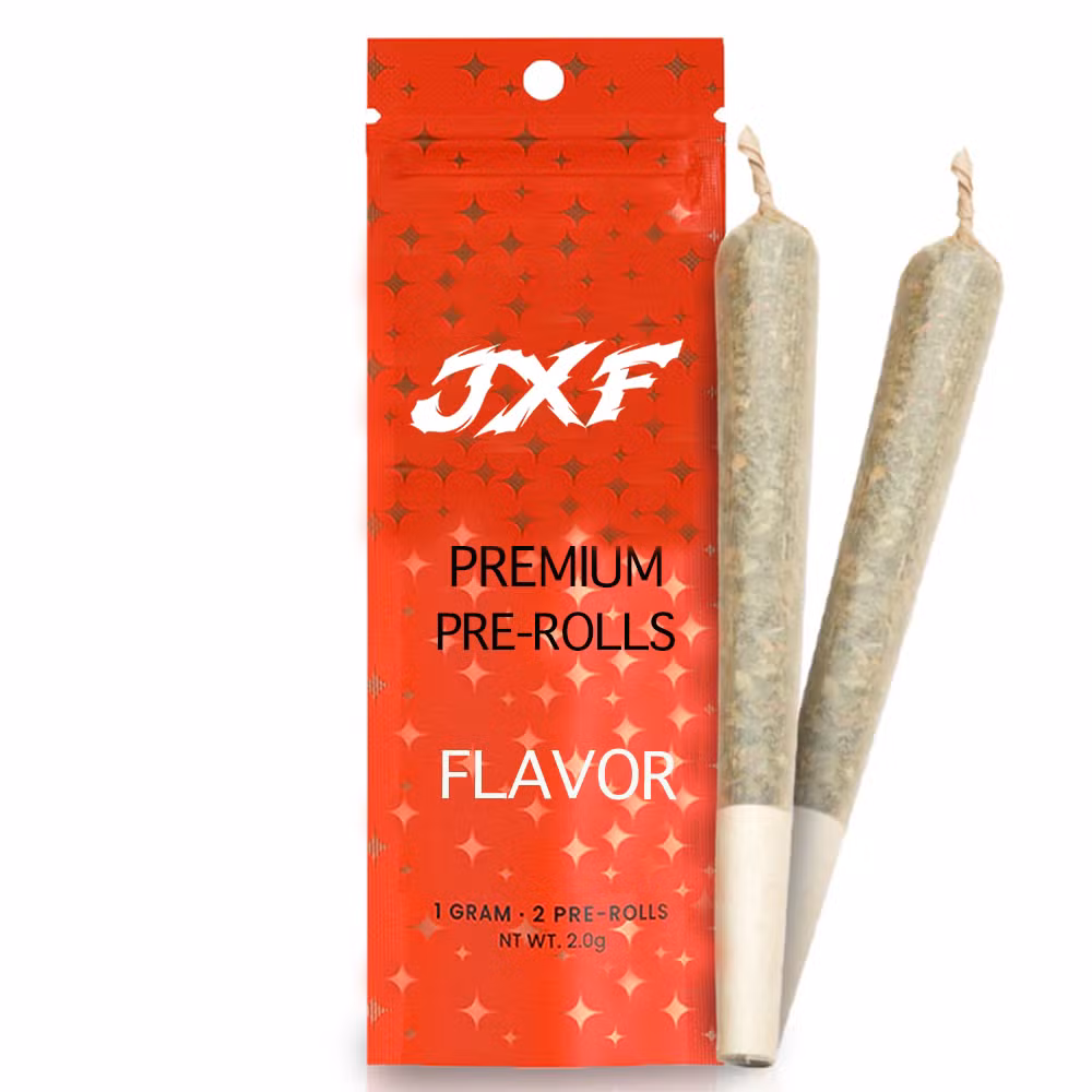 Waterproof Mylar Bag Resealable Zipper Custom Preroll Plastic Packaging
