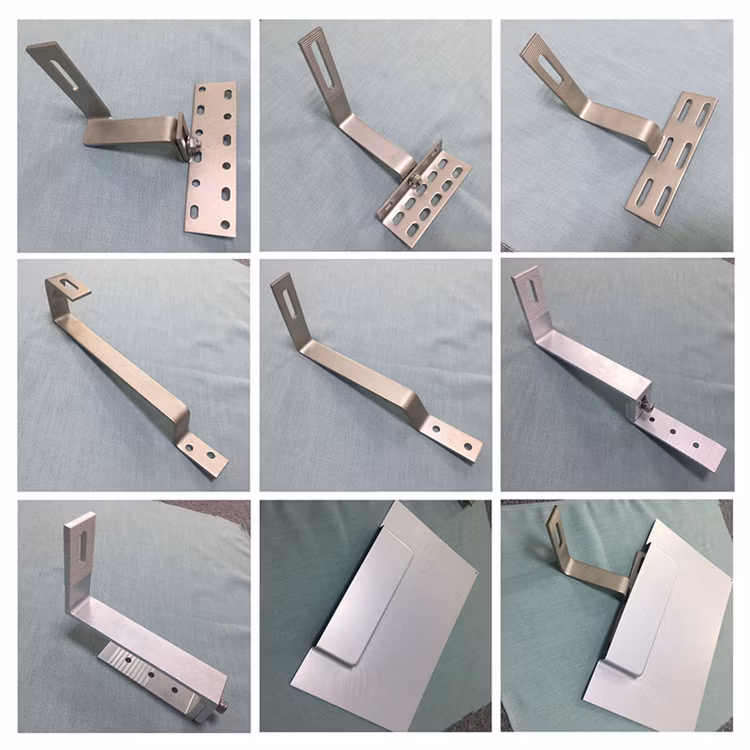 OEM PV Modules Clamp Standing Seam Solar Panel Metal Roof Bracket Clamps