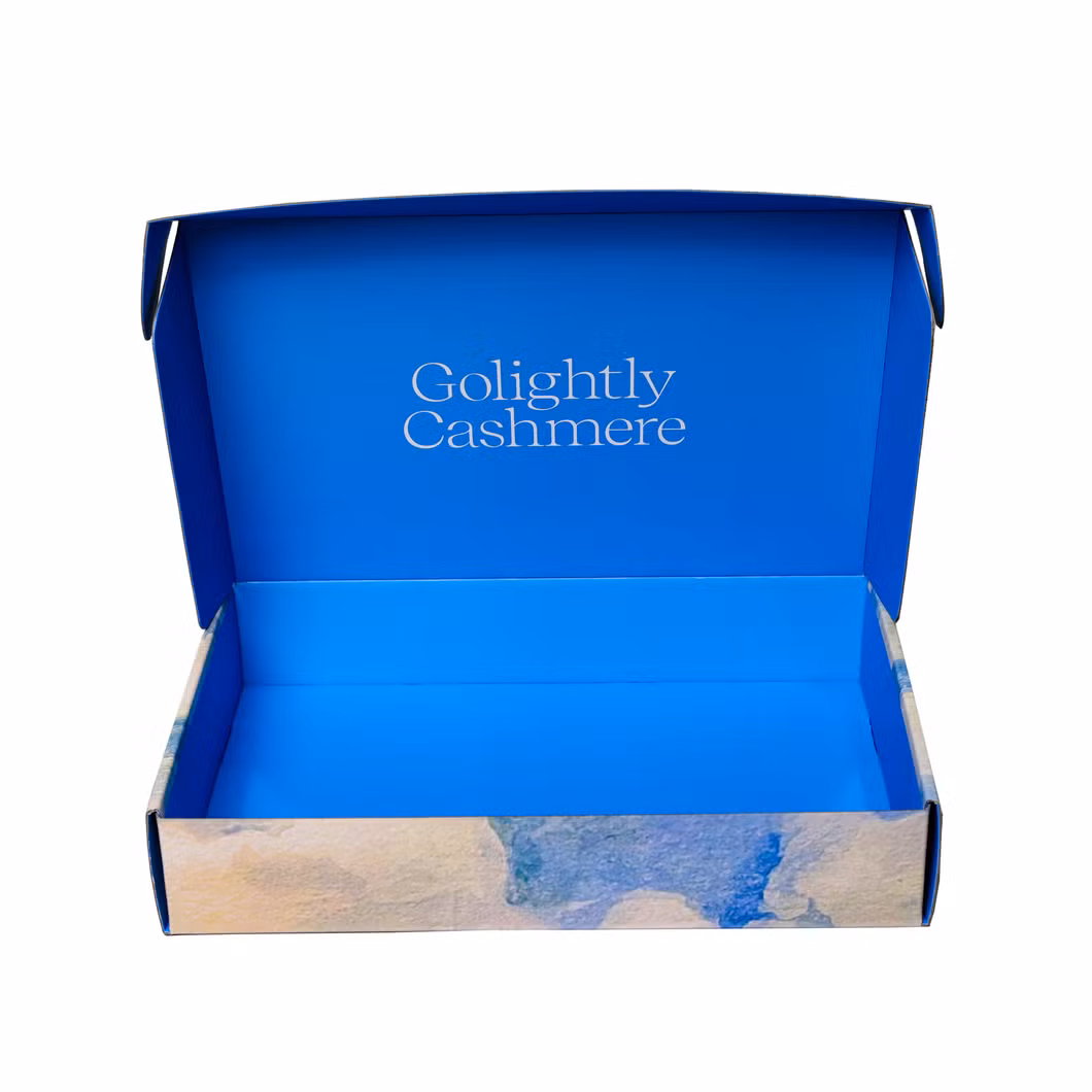 Logo Paper Box for Small Business Packaging Supplies Embalaje Subscription Kraft Shipping Corrugated Mailer Box