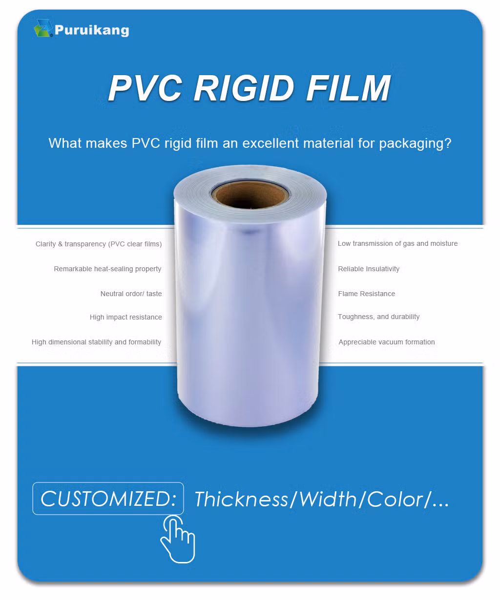Rigid PVC Film Transparent for Thermoforming in Pharmaceutical Packaging