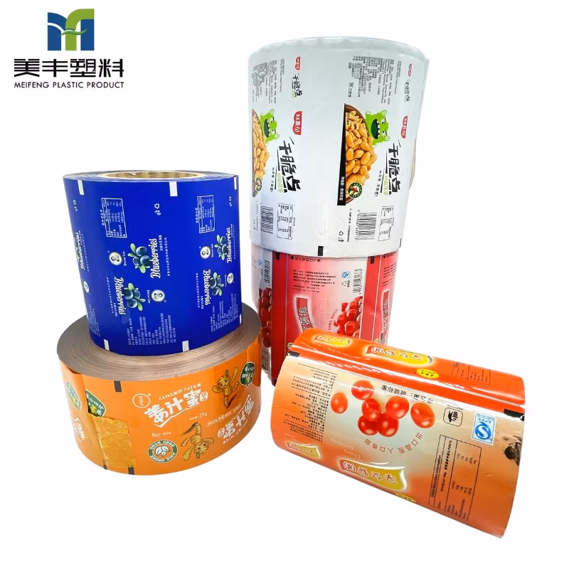 Customized Food Grade Laminated Packing Stock Ice Lolly Metalized Film Roll