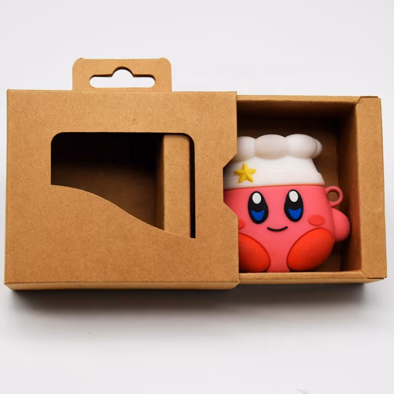 Eco Friendly Kraft Drawer Sliding Flower Paper Box Packaging with Clear Window