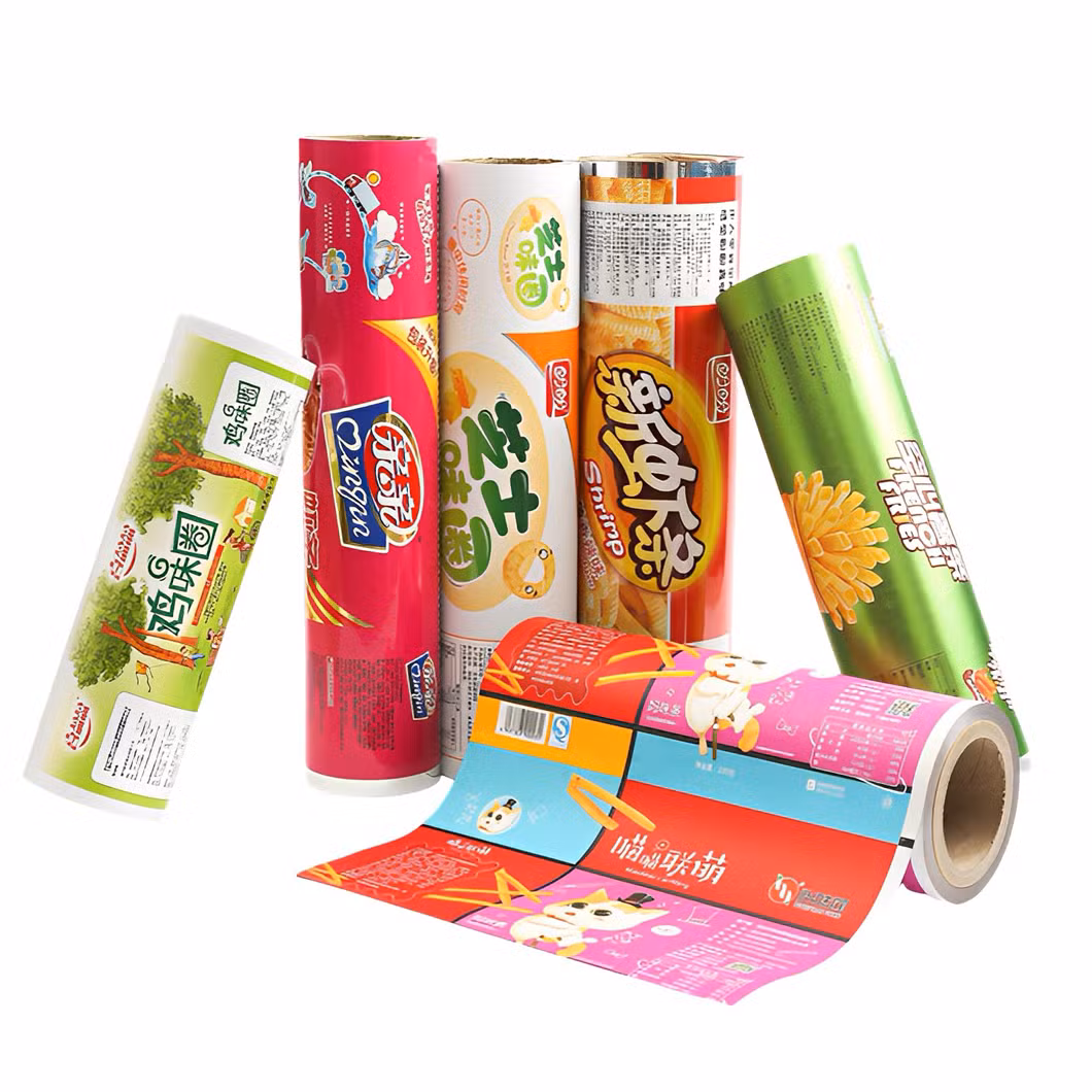 Custom Aluminum Foil Jelly Lidding Plastic Roll Film Packaging for Food Package