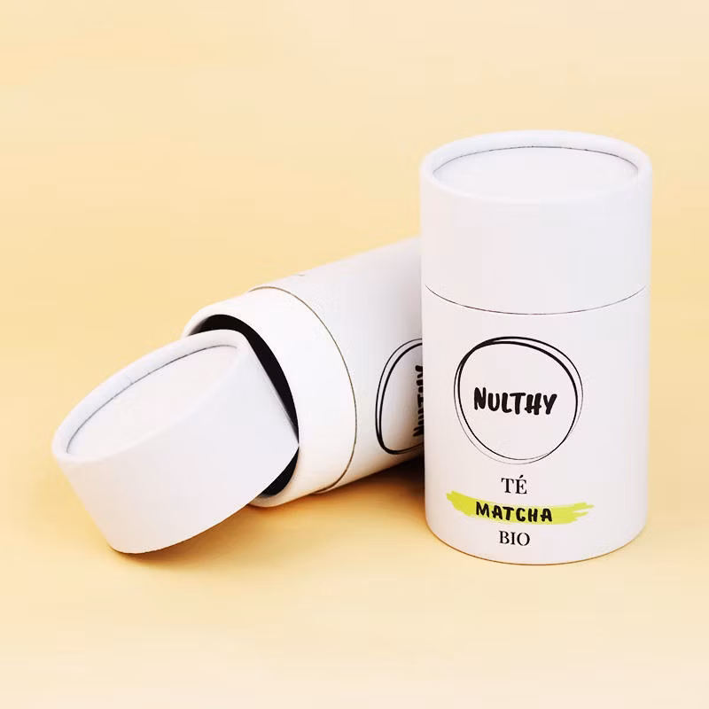 Custom Printed Biodegradable Paper Can Packaging for Eco-Friendly Products
