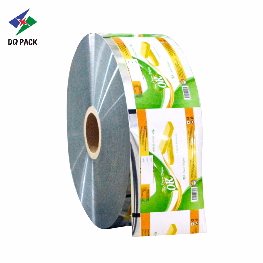 Dq Pack Hot Sale Biscuit Roll Film Plastic Packaging