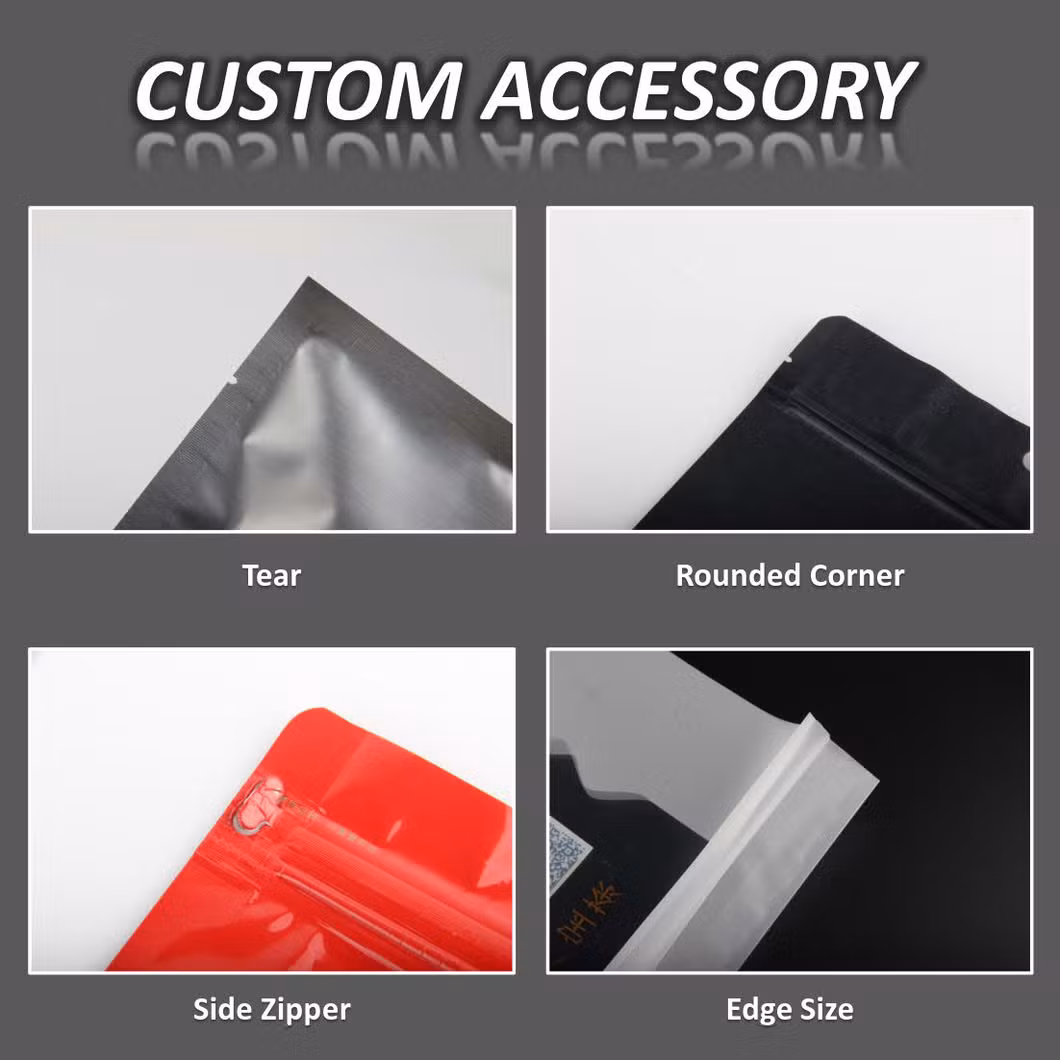 Custom Printed Ziplock Aluminum Foil Mylar Stand up Pouch Bag with Zipper Doypack for Everything Packaging Bag