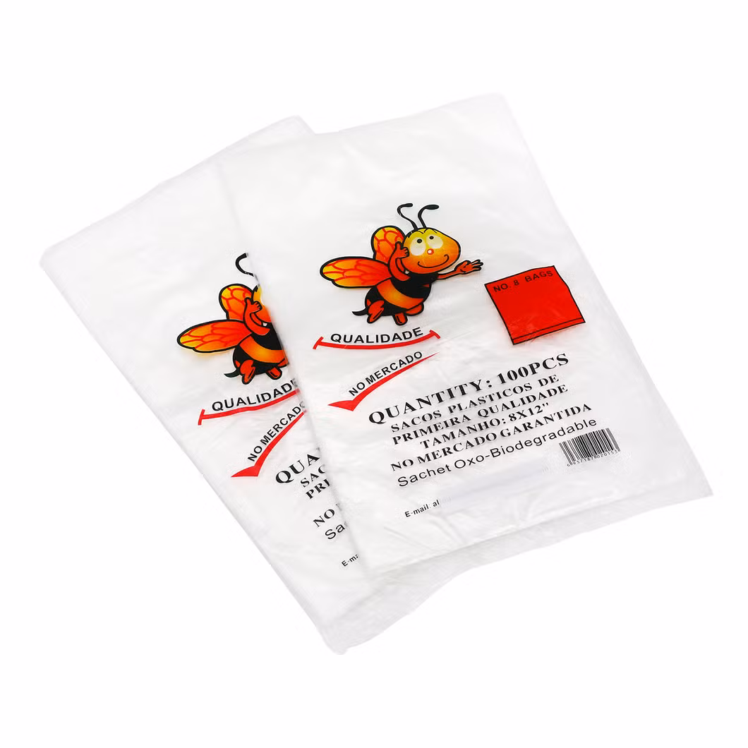 Manufacturer Wholesale Large Medium and Small Flat Mouth Dustproof Transparent Film PE Plastic High-Pressure Packaging Flat Bag