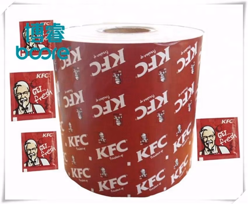 OPP PE Pet CPP BOPP Plastic Color Printing Custom Hot Biodegradable Plastic Bags Laminating Film Roll Food Packaging