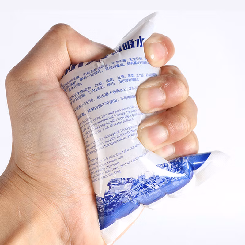 180 Ml Wholesale Reusable Ice Packs Custom Design Self-Priming Water Food Dry Ice Gel Pack