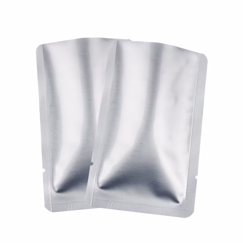 Mylar Pure Foil Retort Bag Vacuum Pouch for Food Storage 14X21+4cm