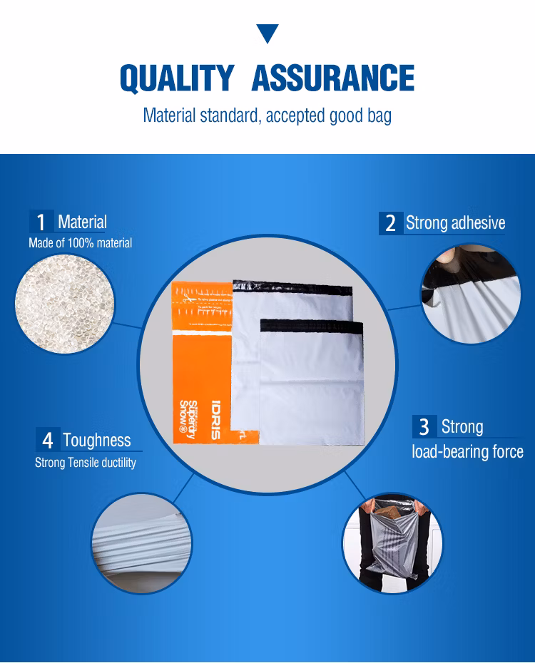 Biodegradable Courier with Adhesive Seal &White Express Envelope Post Bag&amp; White Poly Mailer