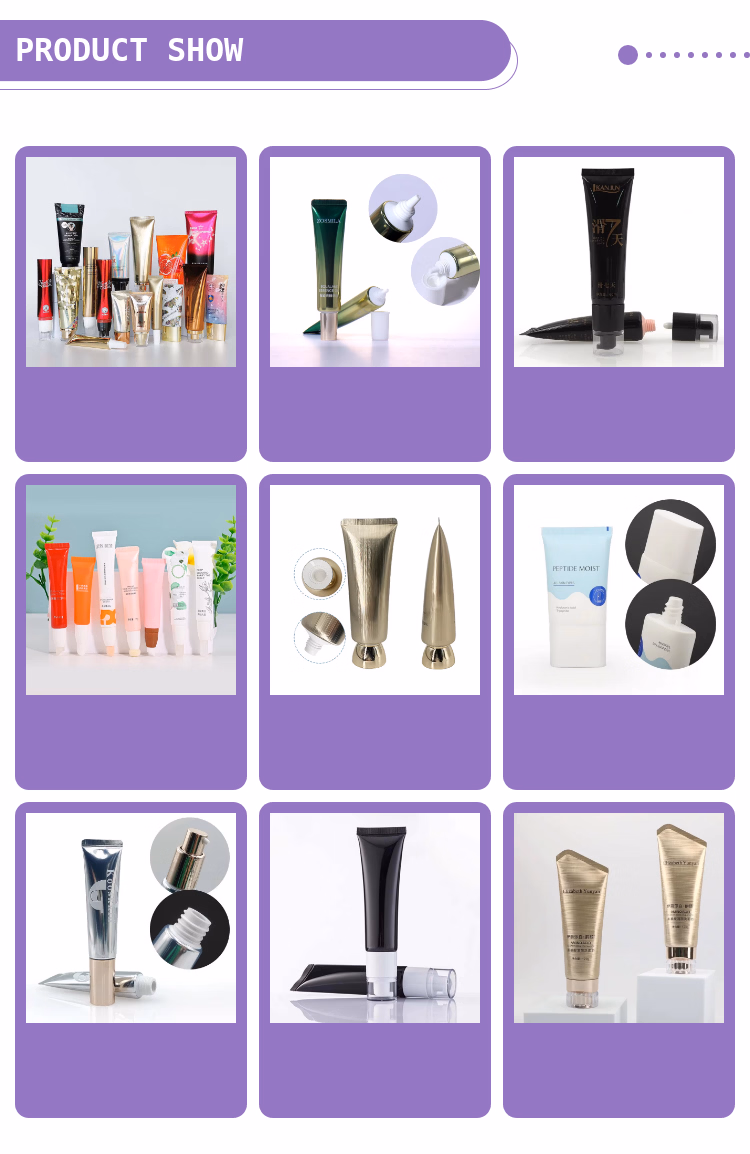 Factory Empty Cosmetic Toothpaste Foundation Hand Cream1o0ml Facial Treatment 1o0g Plastic Tubes Packaging for Cosmetics
