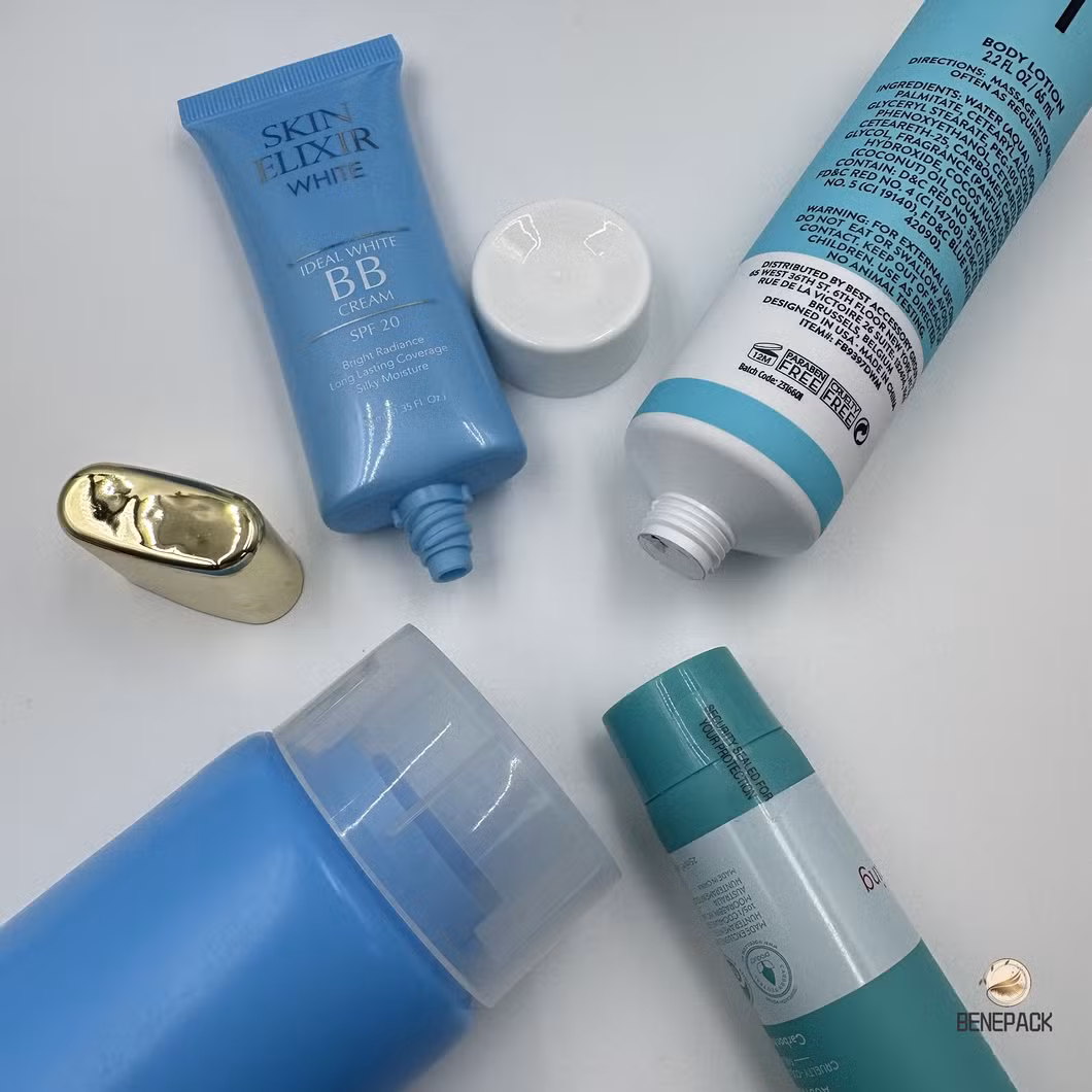 Eco Friendly Empty 45ml Body Lotion Hand Cream Soft Cosmetic Tube Packaging