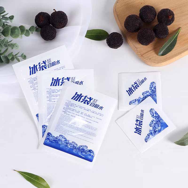 180 Ml Wholesale Reusable Ice Packs Custom Design Self-Priming Water Food Dry Ice Gel Pack
