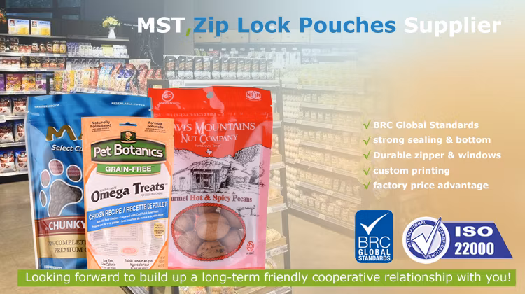 High Quality Pocket Zip Powder Packing