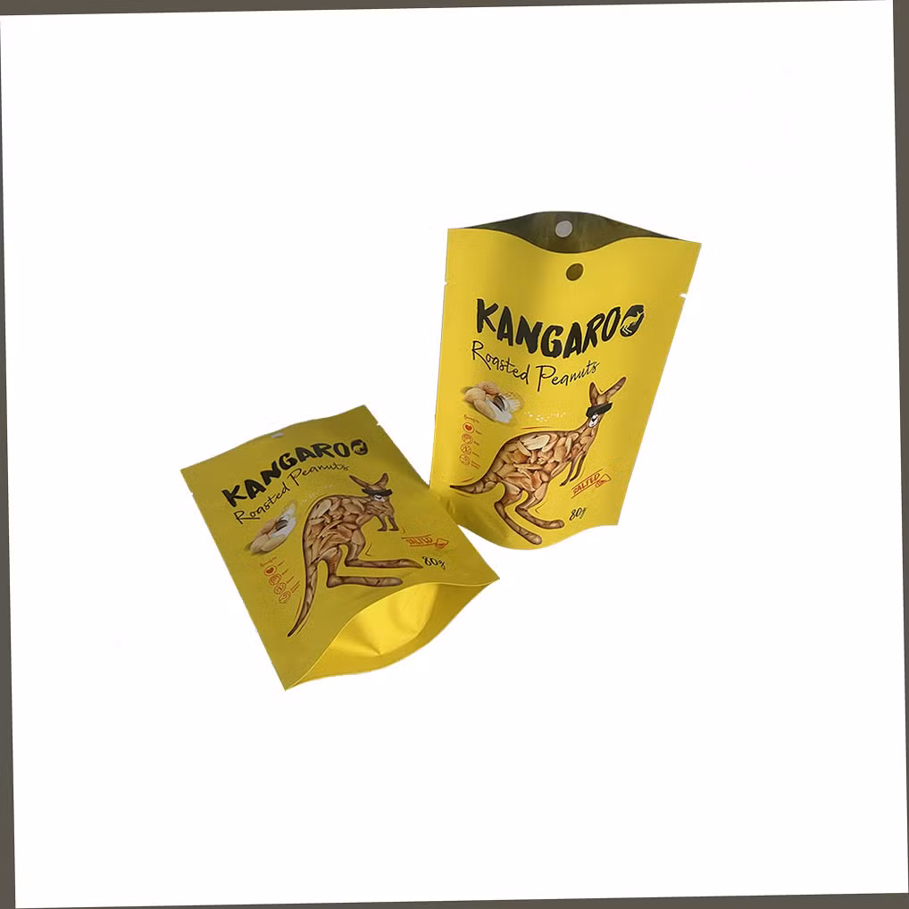 New Plastic Food High-Temperature Oil Resistant Three Sided Sealed Packaging Bag
