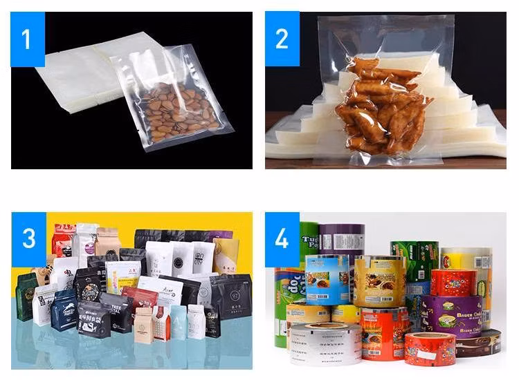 China Food Grade Custom Aluminium Foil Pet OPP Laminated Roll Film Printed Packaging