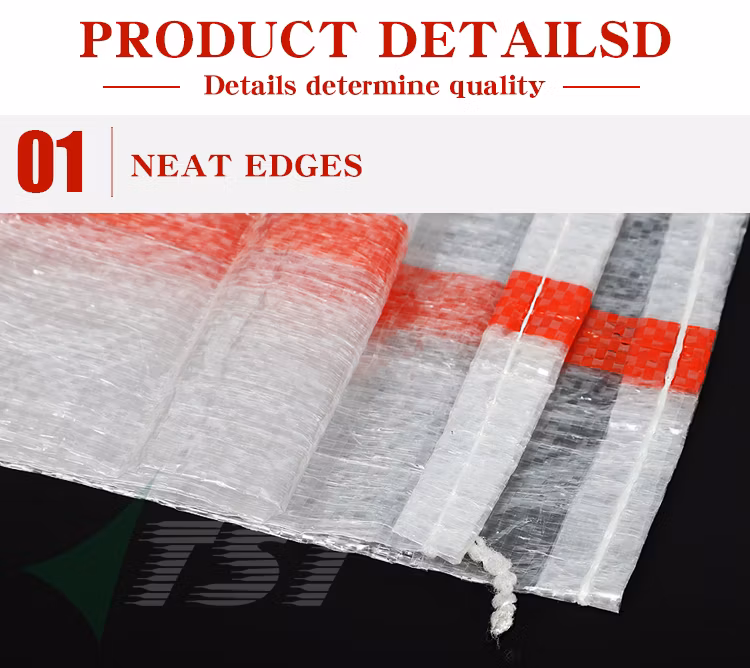 PP Woven Transparent Bags Sacks for Potatoes Rice Flour Seed Chemicals Fertilizer Packaging 10kg 25kg 50kg PP High Quality Bag