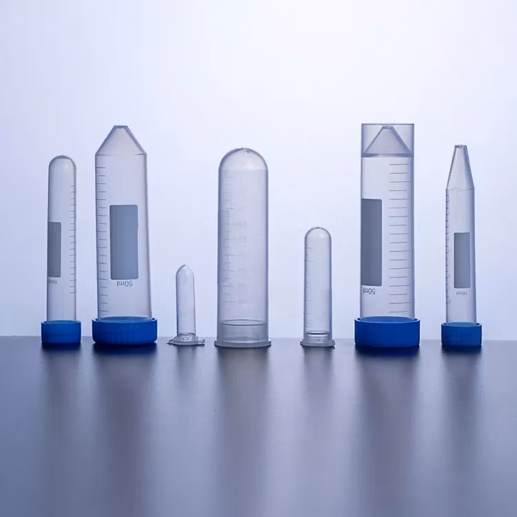 Different Volume High Quality Lab Consumables Centrifuge Tube Clear Graduated Screw Cap Centrifuge Tubes