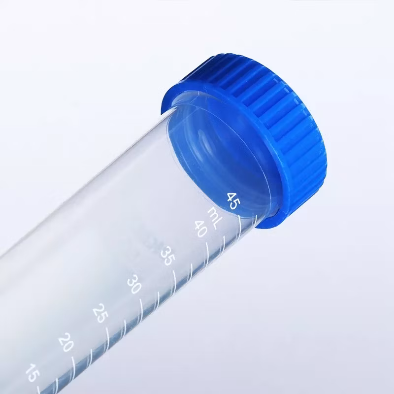 Different Volume High Quality Lab Consumables Centrifuge Tube Clear Graduated Screw Cap Centrifuge Tubes