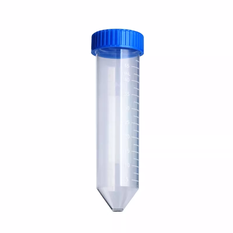 Different Volume High Quality Lab Consumables Centrifuge Tube Clear Graduated Screw Cap Centrifuge Tubes