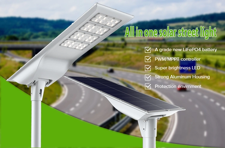 Solar Integrated Street Lamp 40W 60W 80W 100W