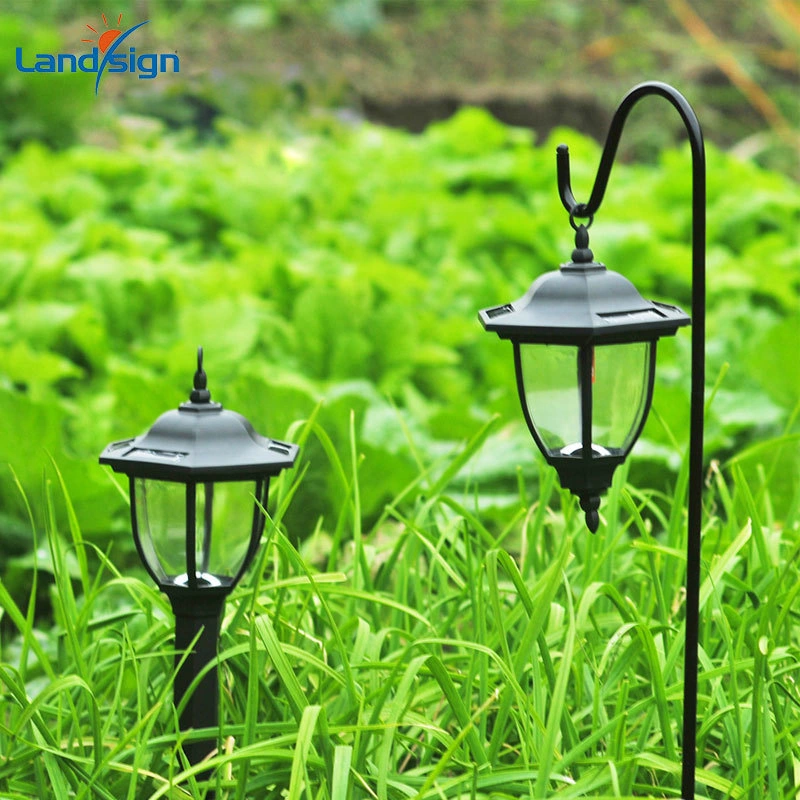 Solar Powered Shepard Hook Garden Lantern Hot Selling Outdoor Landscape Path LED Stick Lawn Lights Sunlight for Garden Yard Path Wyz17315