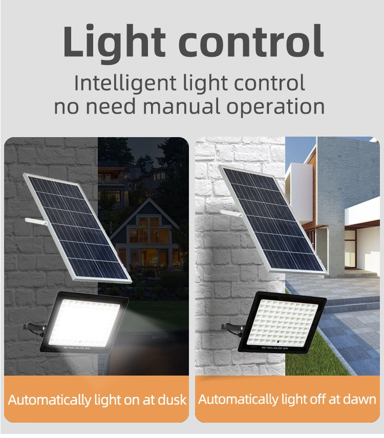 High Bright Most Powerful Wall Mounted Garden Street Outdoor Waterproof IP66 LED Solar Flood Light