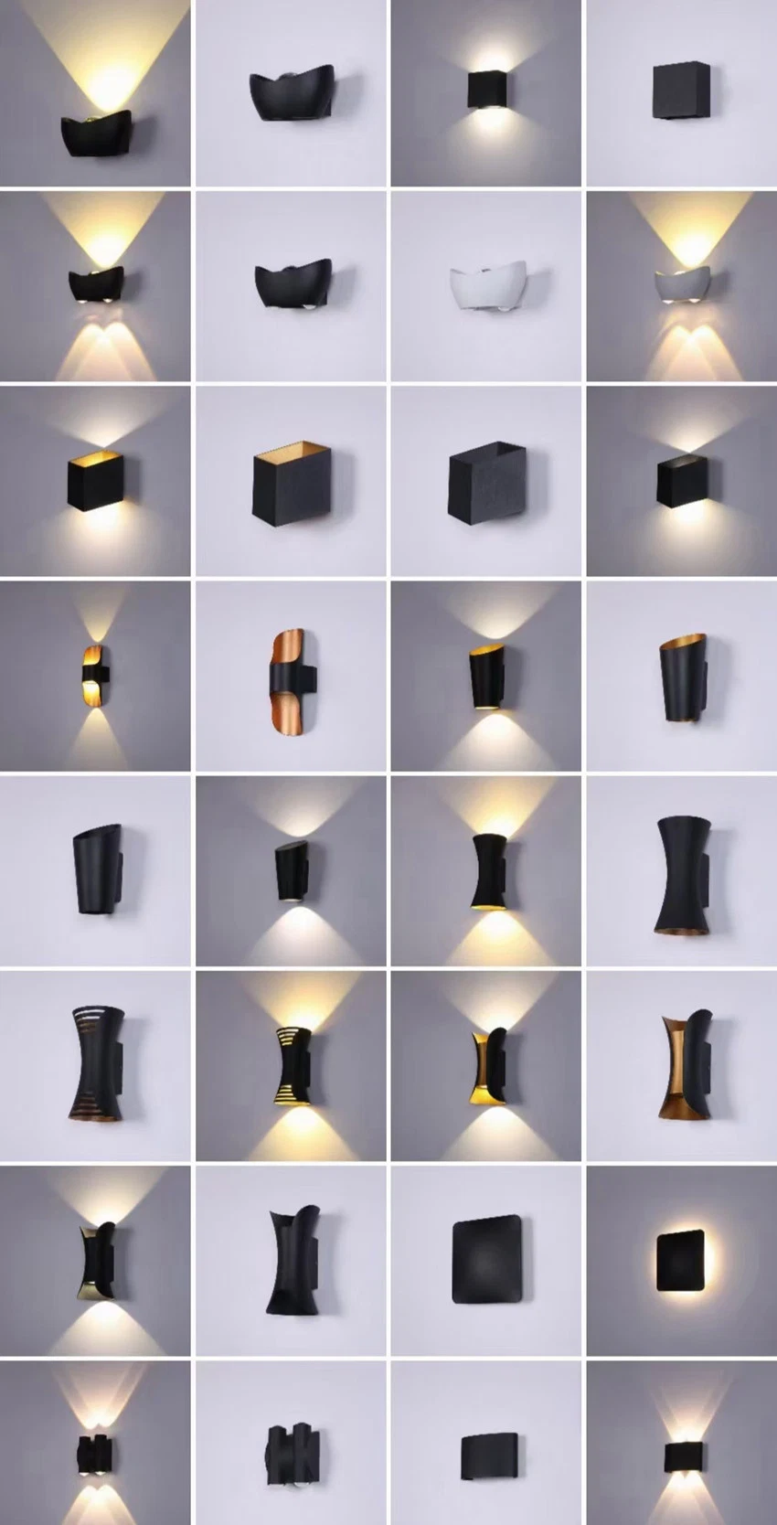 Outdoor Waterproof Wall Lamp Corridor Aisle Bedside Minimalist LED Creative Study Bathroom Courtyard Background Wall Door Lamp 9W