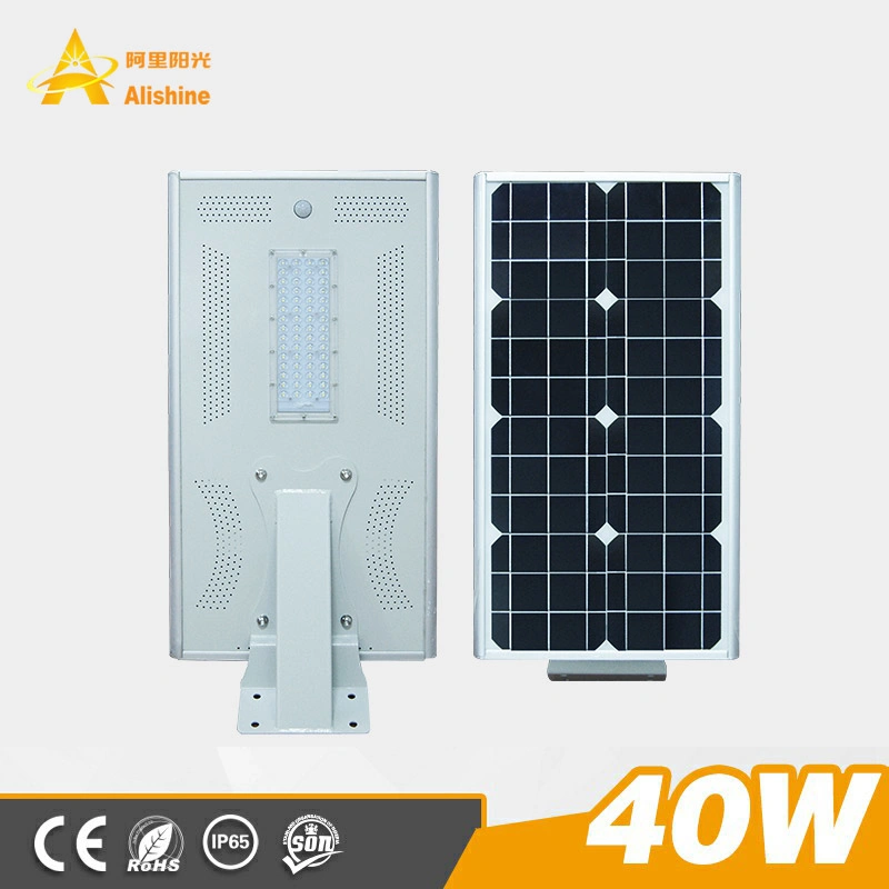 40W All in One Solar Light Fixture with Light Source Module with Adjustable Angle