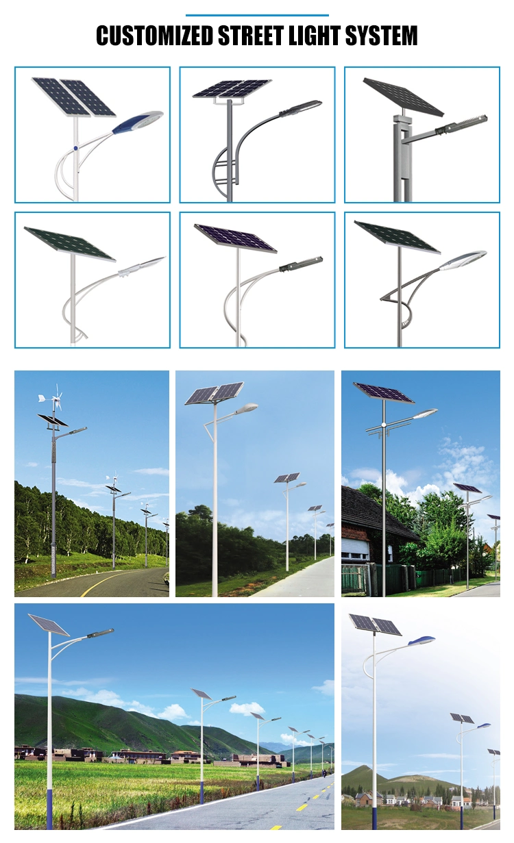 Waterproof Outdoor Integrated All in One Two Solar Street Garden Lawn Flood Road LED Lamp