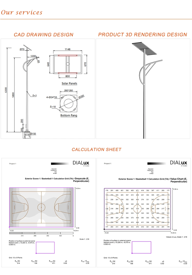 High Lumen 30W 50W Aluminum LED Street Light Street Lamp for Courtyard