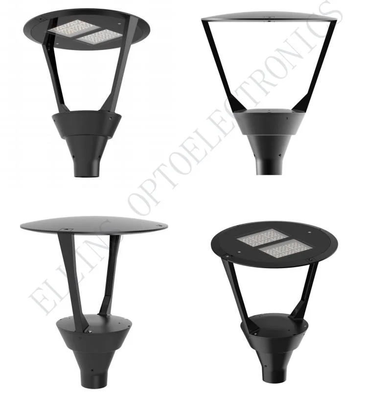 Fade Resistance LED Garden Lantern 50W-120W Courtyard Lamps Outdoor Post Mount Fixtures