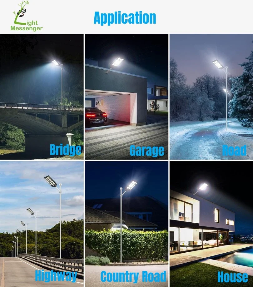 Hot Sale 500W 1500W 150W Solar Energy Wall Garden Road Outdoor Lighting Motion Sensor Flood Lamp Price All in One Best Lampara Battery LED Solar Street Light