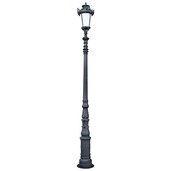 Community Street Lamp Post Courtyard Decorative Light Pole with Anti Rust Primer Coating