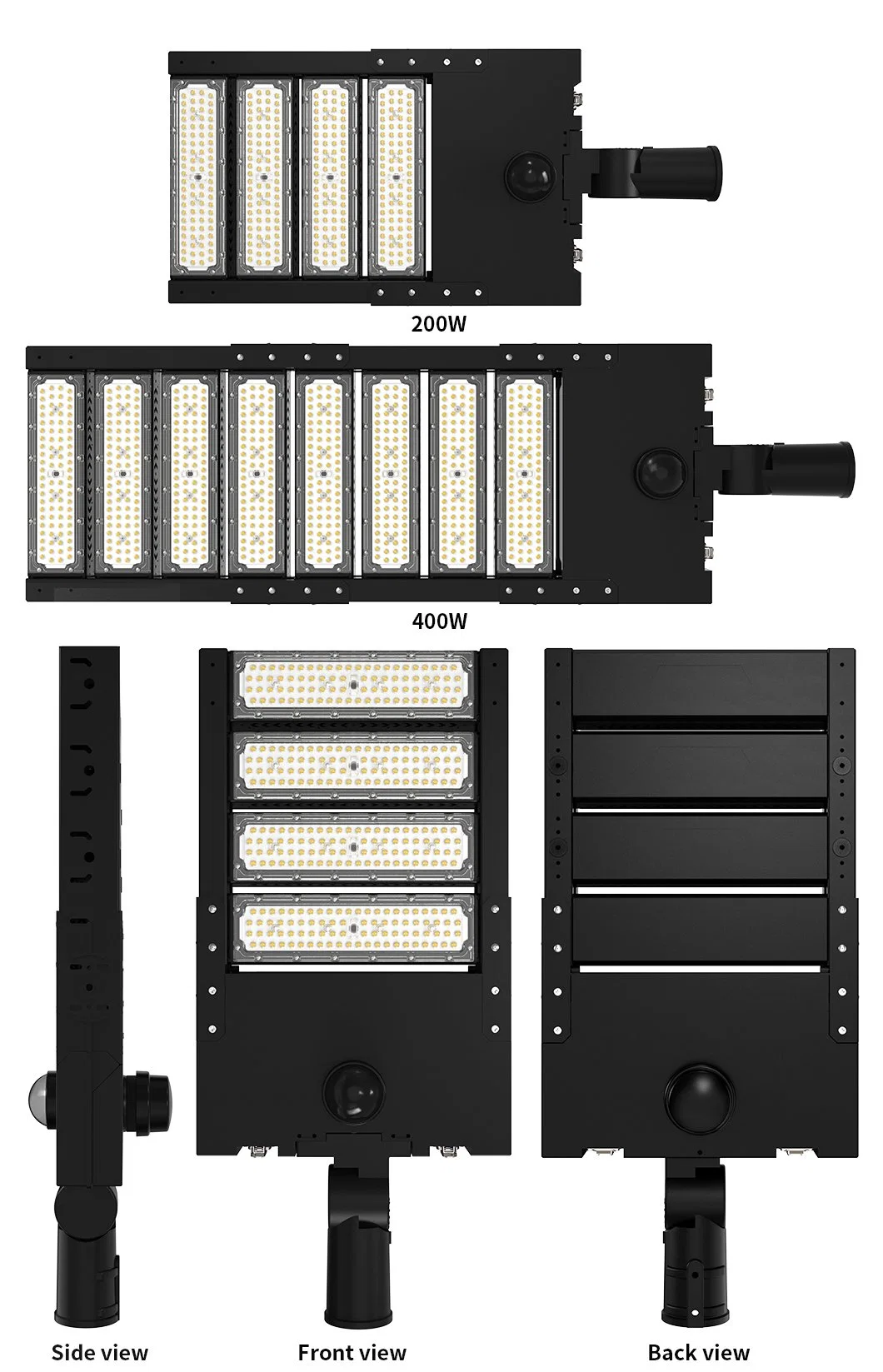 200W 300W IP67 Solar System Panel Outdoor 400W Watts Garden Lamp 100W LED Solar Street Light