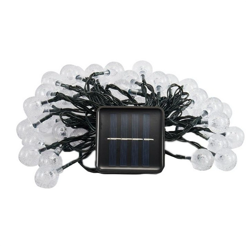 Solar Bubble Bulb String 30LED String Outdoor Waterproof Courtyard Lamp