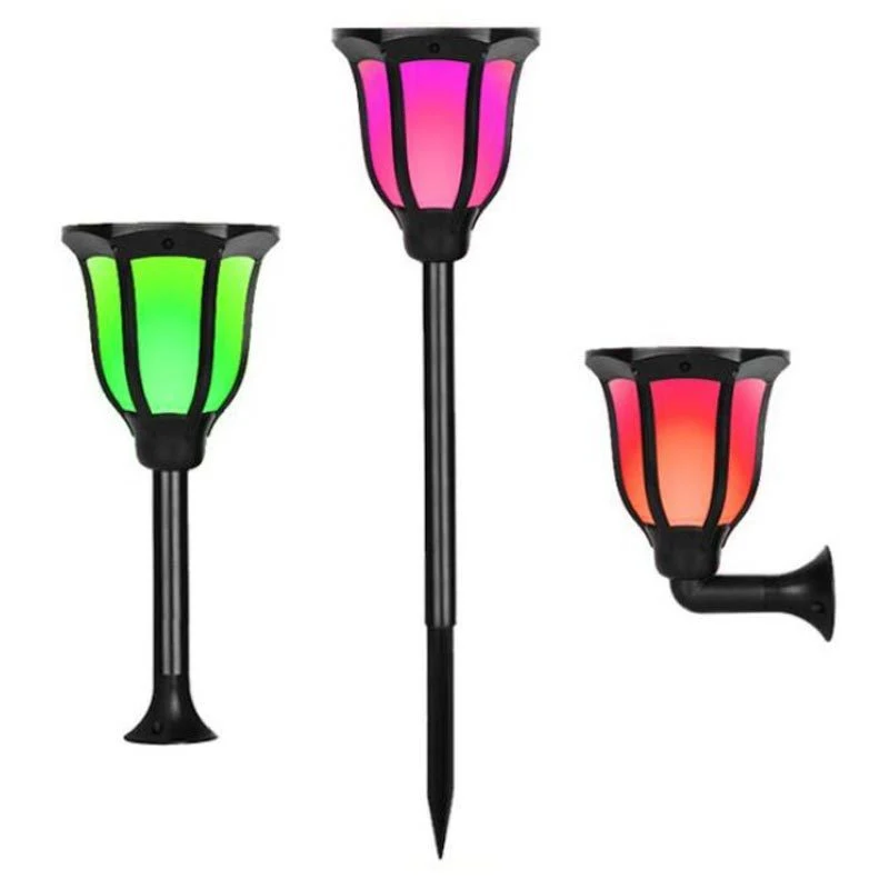 2023 Waterproof Landscape Lamp LED Solar Power Garden Light for Pathway Lawn Patio Yard Walkway Driveway Path Courtyard Decorate Lighting