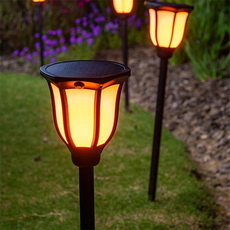 Waterproof 2 Installations Warm White Garden Decoration Outdoor LED Solar Lights