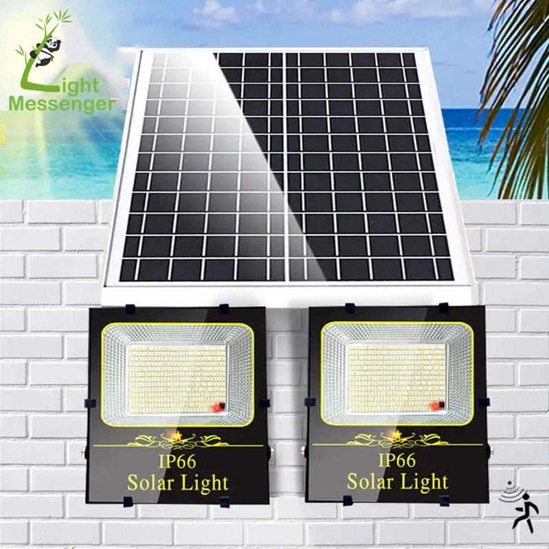 Light Messenger Wall Lights IP65 Waterproof Energy Saving Solar Light Outdoor Stadium Parking Lot Garden Courtyard Court Yard Solar LED Flood Lighting