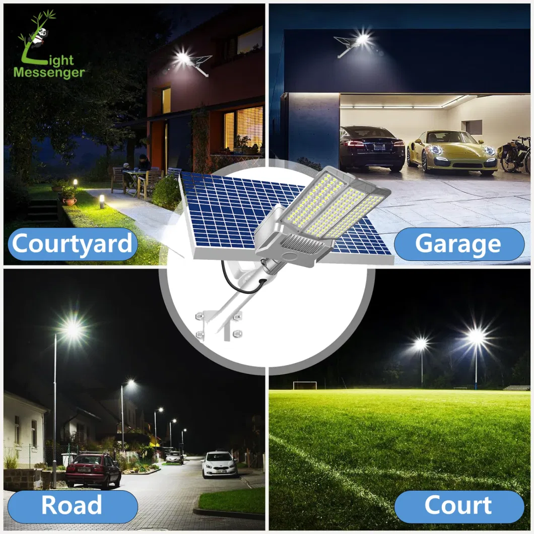 Light Messenger Solar Street Lighting for New Garden Villa Courtyard Solar Wall Lights Country Road Lamp 3 Side Wide Angle LED Outdoor Lamparas Lamp Solare