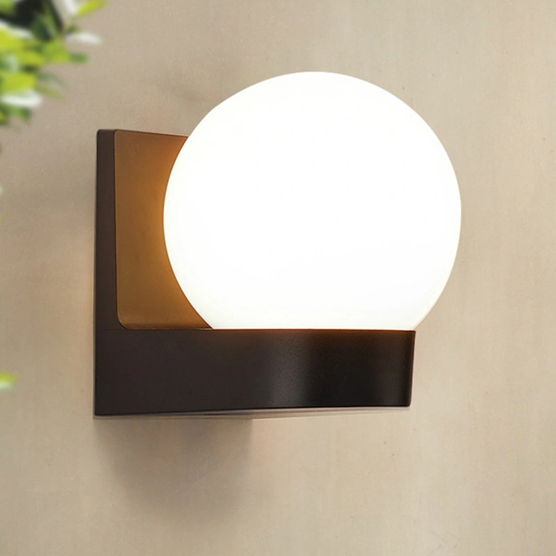 Modern Outdoor Ball Shape Wall Lamps Creative Fashion Garden Wall Sconce Post Light Outdoor (WH-HR-85)