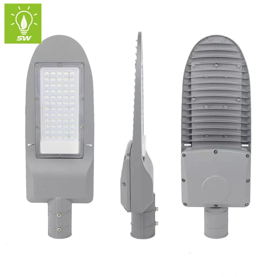 Aluminum Outdoor Solar Lights Energy Saving Park Square Sportyard Road Lamp IP67 85-265V SMD COB LED Street Light