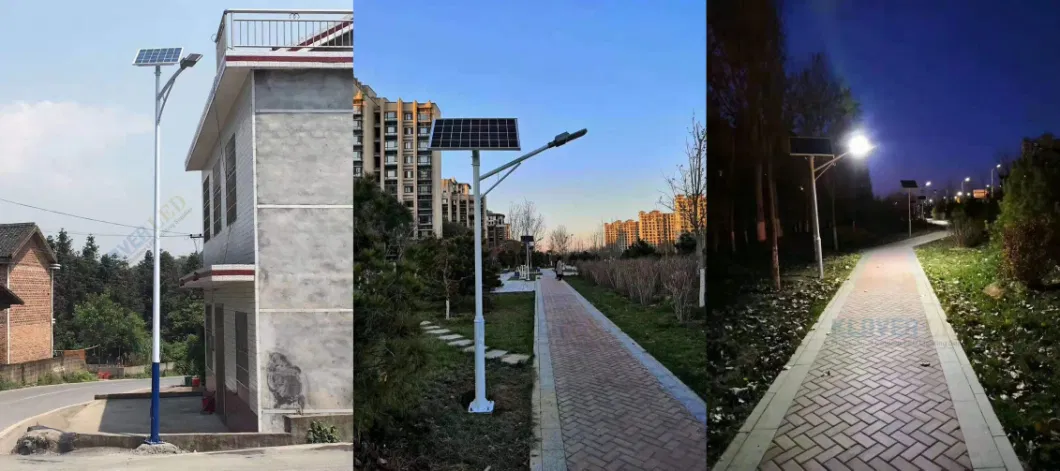 Outdoor IP65 Good Price 40W 50W 60W Separate Solar Powed LED Street Lighting for Road Garden Courtyard Light